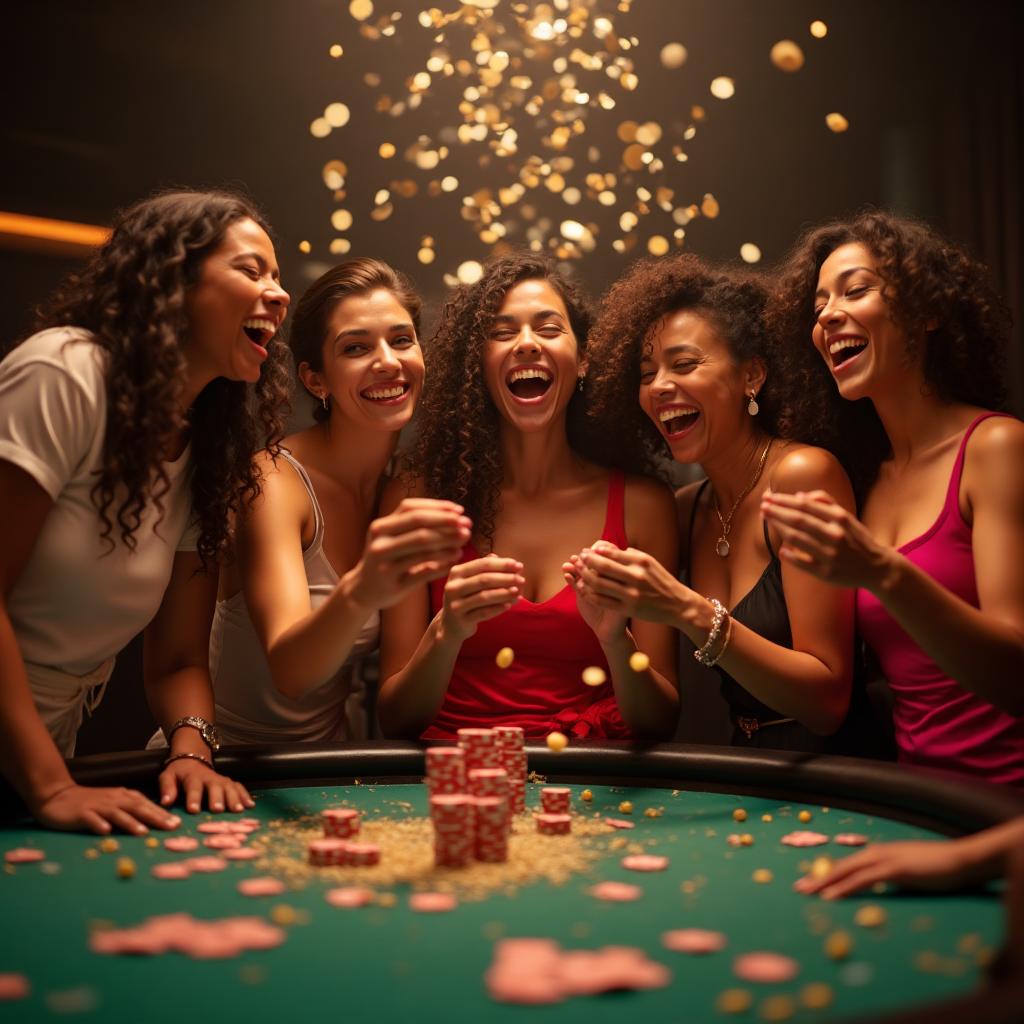 Audience enjoying live table