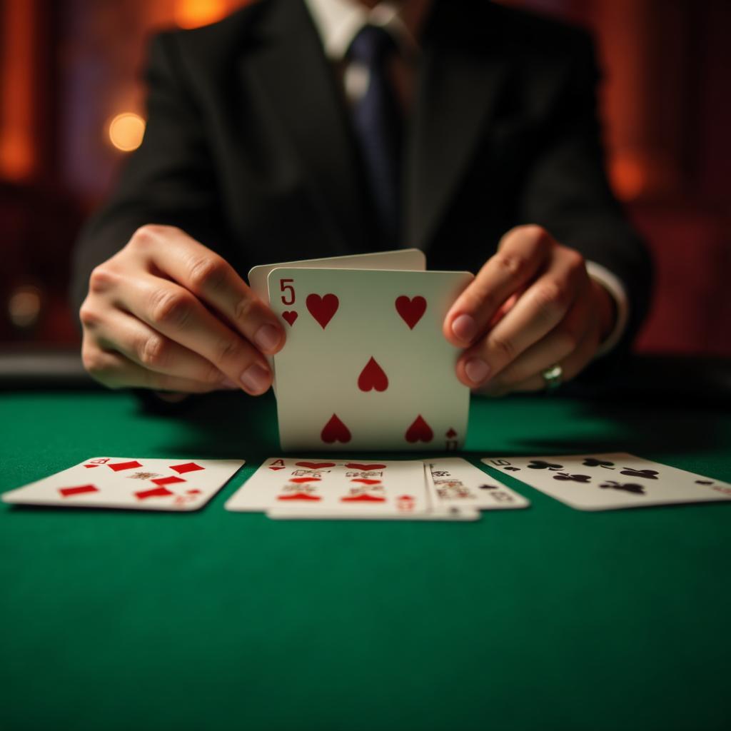 Blackjack hand reveal